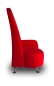 Preview: Designer chair red velvet