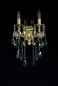 Preview: crystal wall light gold