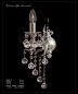 Preview: Crystal wall light silver