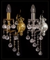 Preview: single crystal wall light gold