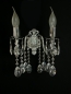 Preview: Crystal wall light silver