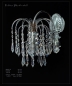 Preview: GOLD OR CHROME: WALL LIGHT WITH REAL CRYSTALS