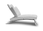 Preview: Daybed chaiselongue leather white