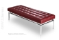 Preview: Bench leather wine red