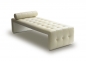 Preview: Leather chaiselongue creme
