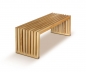 Preview: American oak seating bench