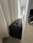 Preview: Black leather bench small