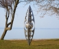 Preview: XXL Modern art garden sculpture steel