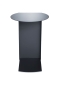 Preview: Bedside table black
