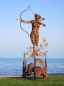 Preview: Life size Artemis sculpture rusty in wildlife