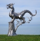 Preview: Dragon on tree sculpture