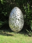 Preview: Egg Garden sculpture stainless steel