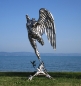 Preview: Angel garden sculpture steel