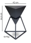 Preview: Side table black metal