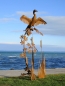 Preview: Cormorant garden sculpture rusty