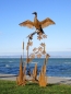 Preview: Big cormorant artwork rusty