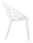 Preview: Garden chair stackable white