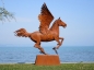Preview: Pegasus sculpture rusty