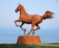 Preview: Big horse sculpture rusty steel