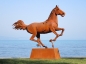Preview: Horse sculpture steel rusty iron