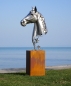 Preview: Horse Head sculpture stainless