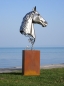 Preview: Horse head garden sculpture