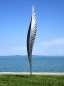 Preview: long and narrow steel sculpture