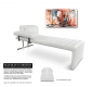 Preview: Bauhaus leather daybed white