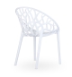 Preview: Crystal basket chair white