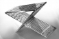 Preview: Modernes Edelstahl sideboard highboard