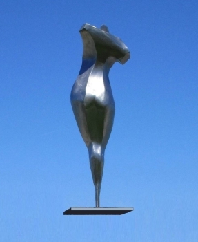 Garden sculpture Aphrodite stainless steel