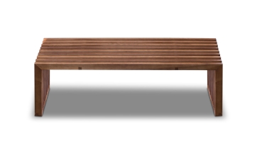 Preview: Wood bench valnut