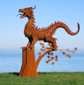 Dragon artwork rusty