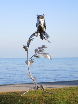 Eagle owl stainless steel