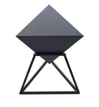 Minimalist Side table black steel