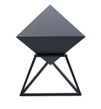 Minimalist Side table black steel