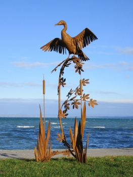 Cormorant artwork