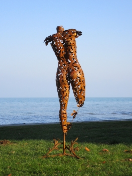 Weiblicher Körper Garten Skulptur