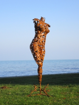 Garden female sculpture