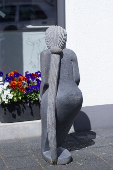 Erotic garden sculpture