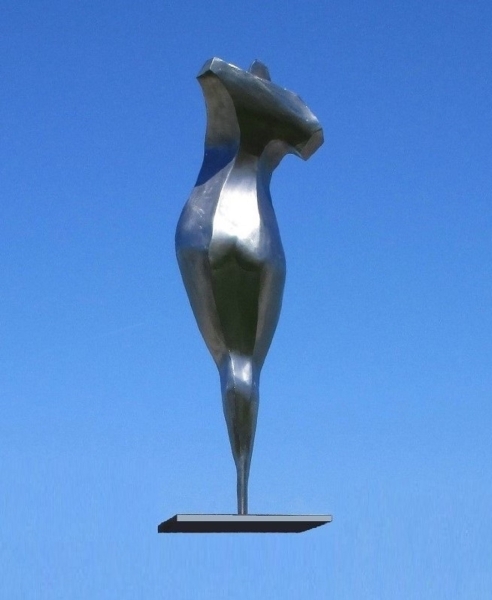 Garden sculpture Aphrodite stainless steel