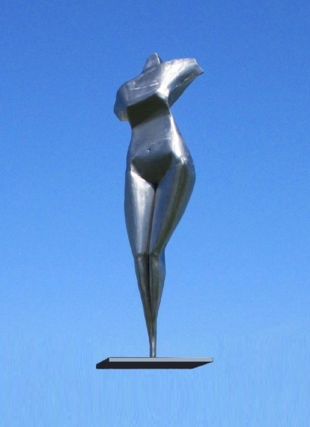 Aphrodite sculpture stainless steel