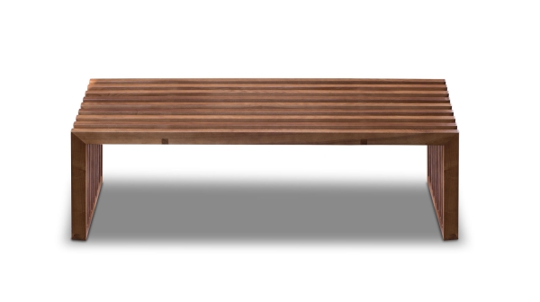 Wood bench valnut