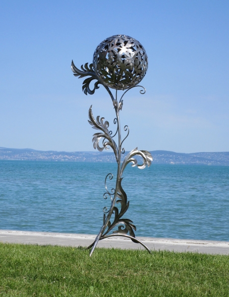 Edelstahl Garten Skulptur