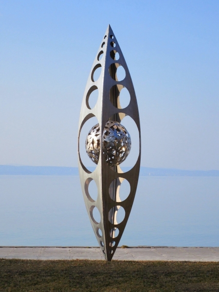 Modern art sculpture stainless steel