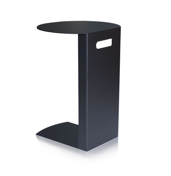 Table waiting area black steel