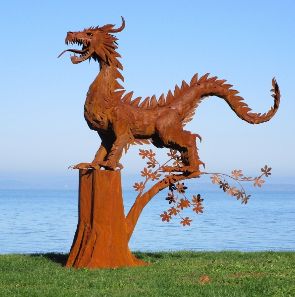 Dragon artwork rusty
