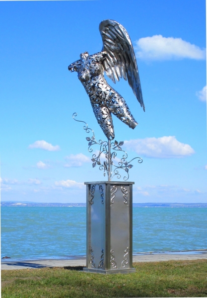 Angel on column artwork