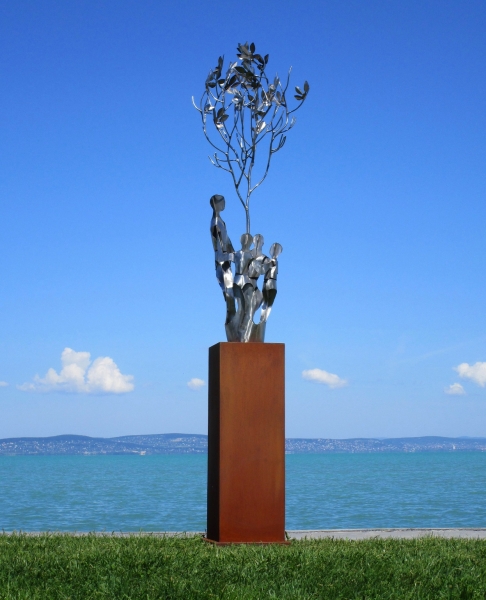 Family artwork stainless steel