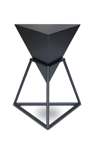 Side table black steel